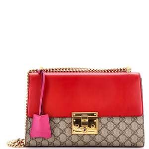 Gucci Padlock Shoulder Bag Gg Coated #229410G13B